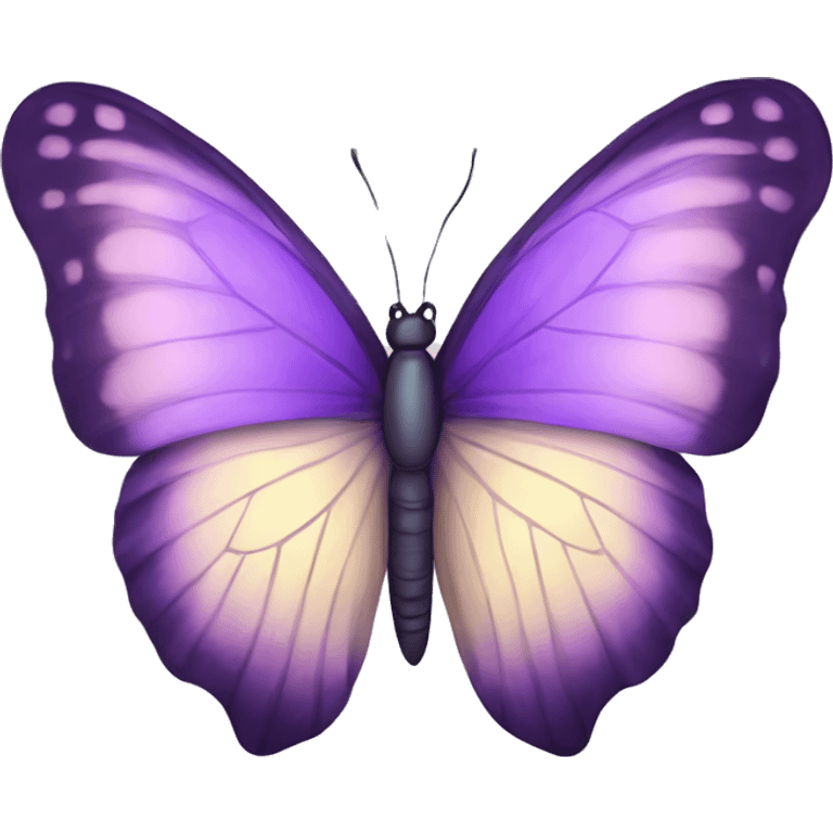 Purple butterfly  emoji