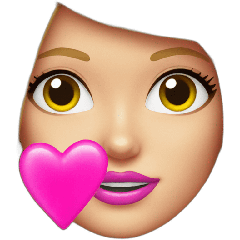 barbie love heart emoji