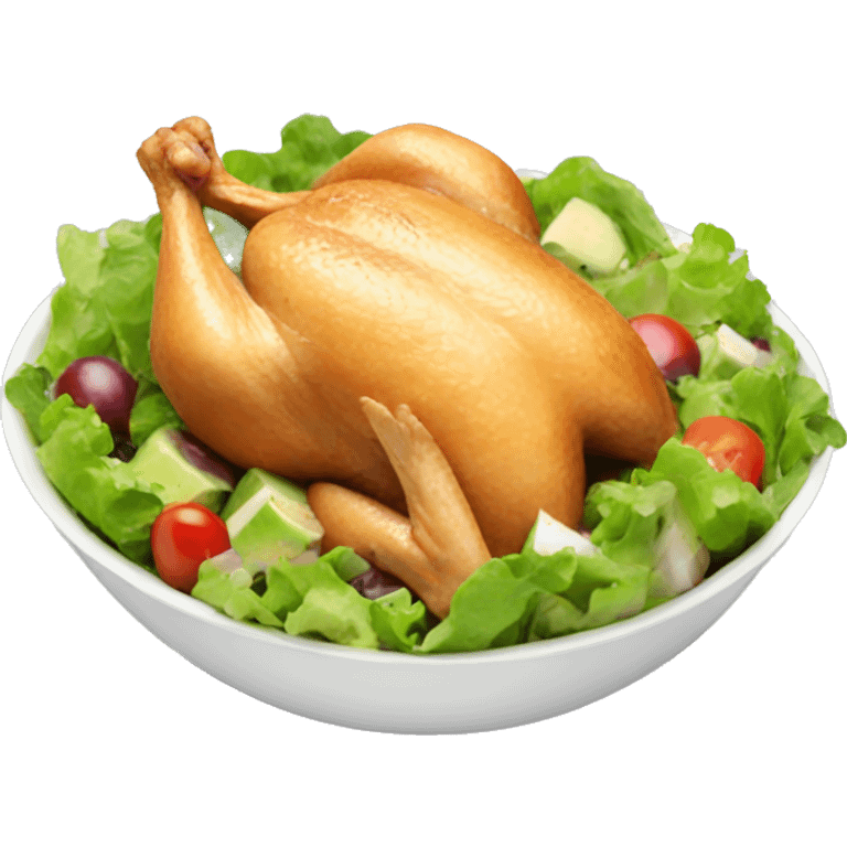 chicken salad  emoji