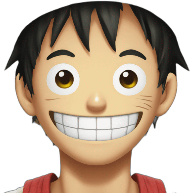 straw hat luffy head emoji