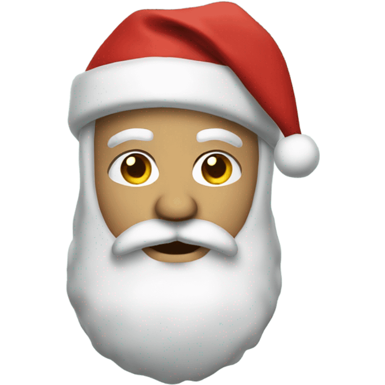 Santa with short goatee  emoji