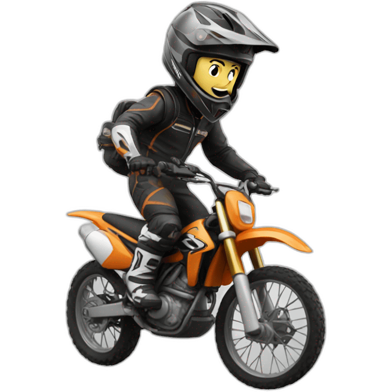 Dirt biker emoji