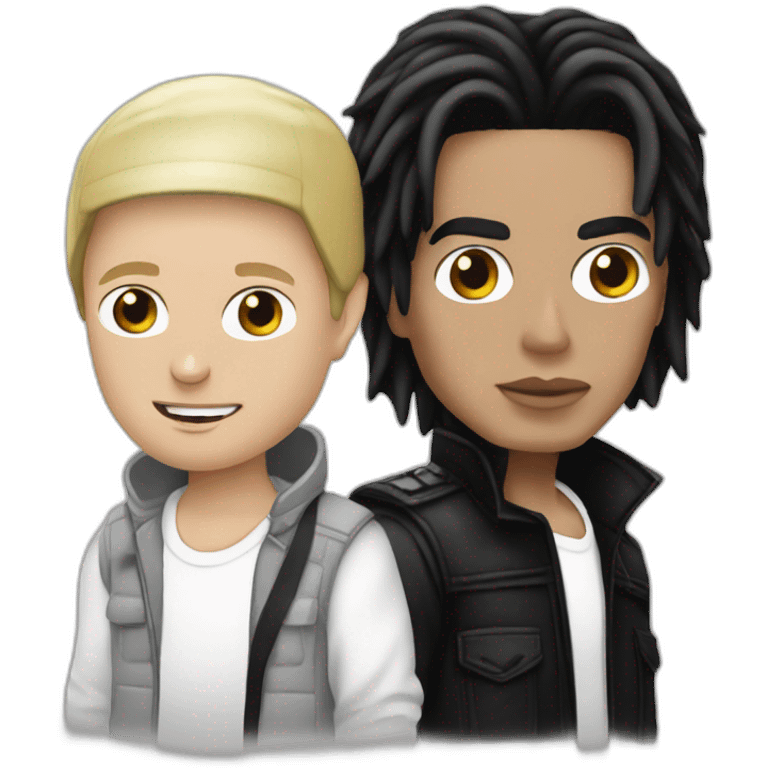 EminEm and Micheal Jackson in one emoji