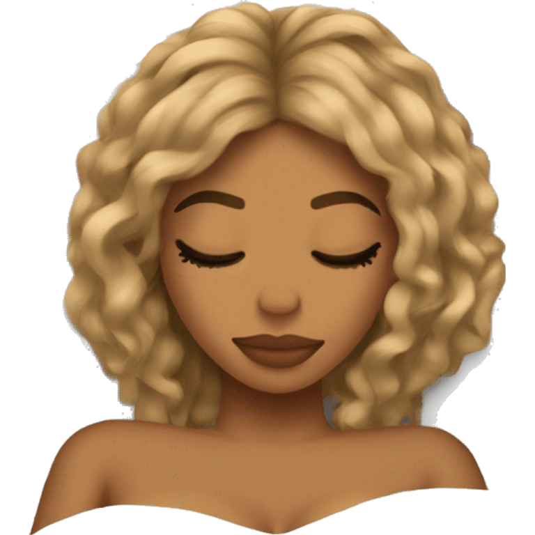 beyoncé sleeping emoji