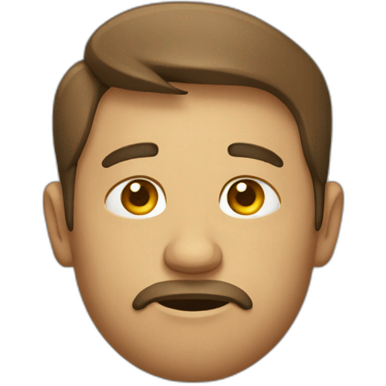 a googler with a tired face emoji