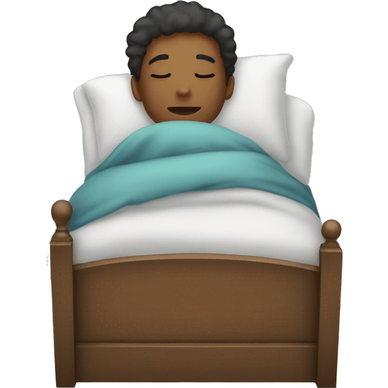 A boy sleeping  emoji