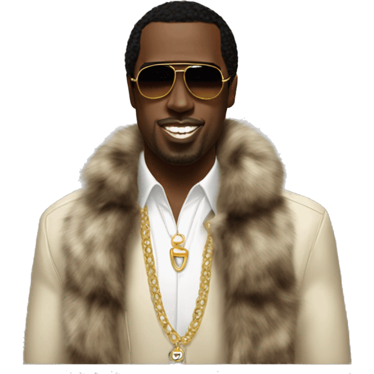 P diddy with fur emoji