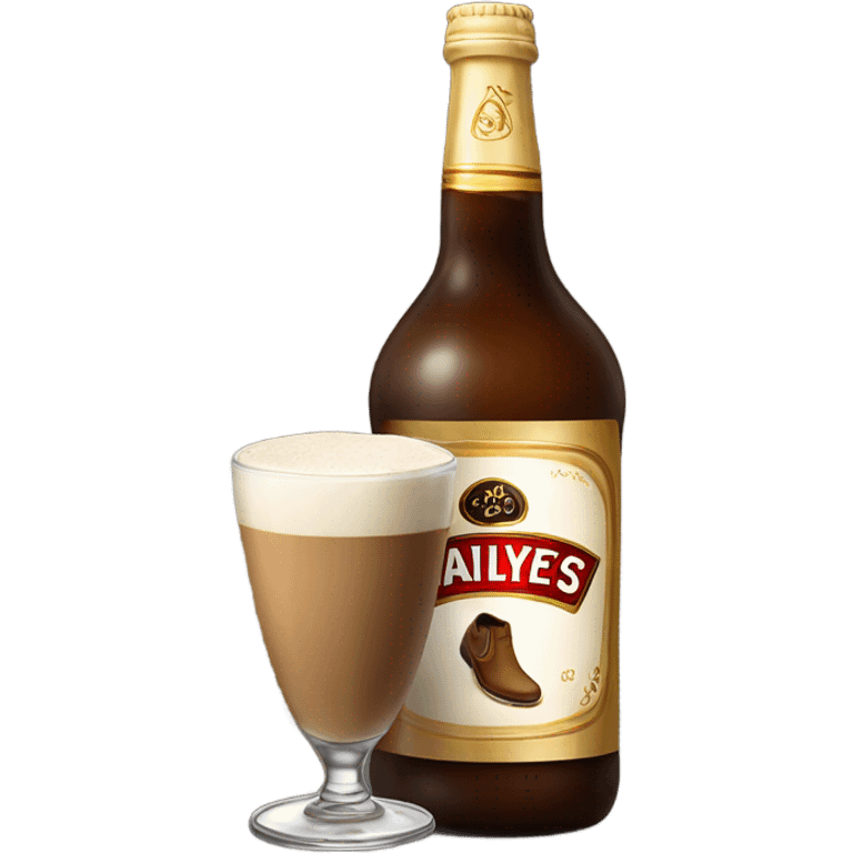 Drinking baileys from a shoe emoji