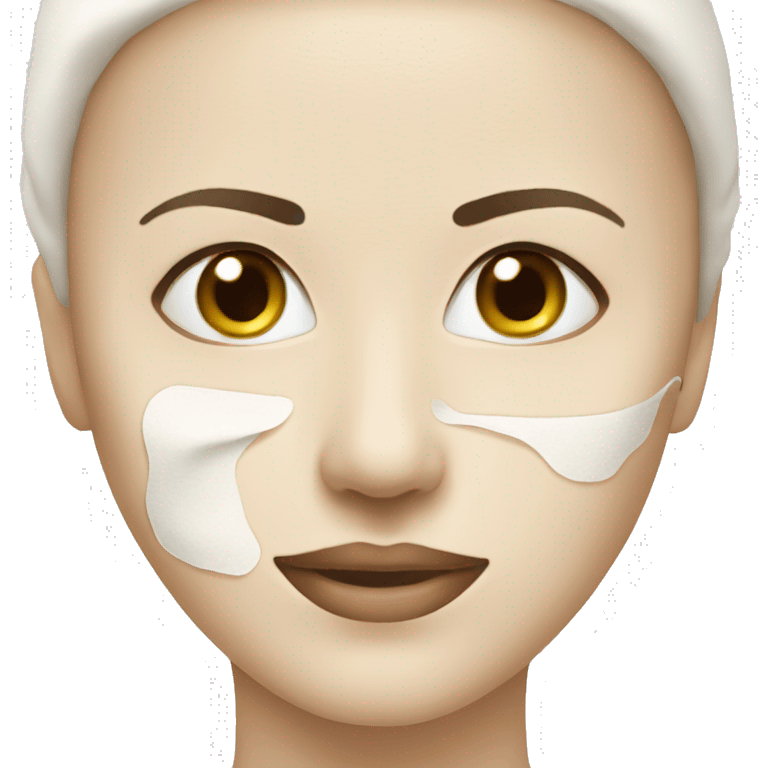 skin care face mask emoji