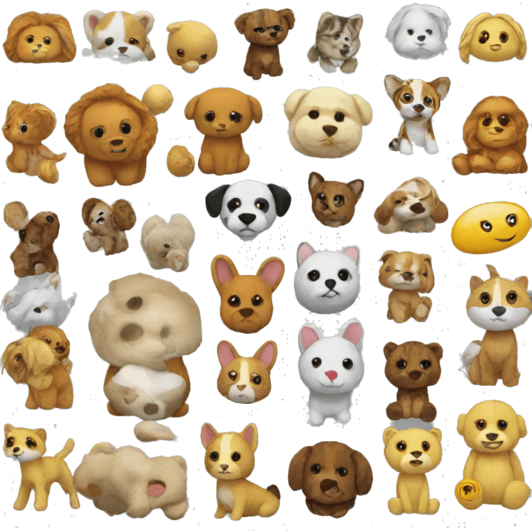 Many Plushtoys emoji