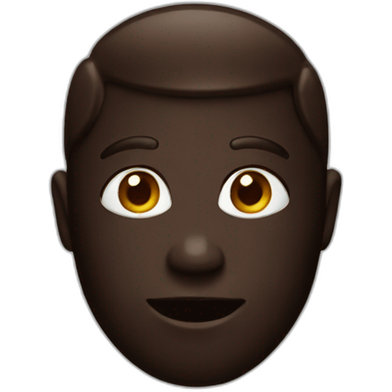 dark chocolate emoji