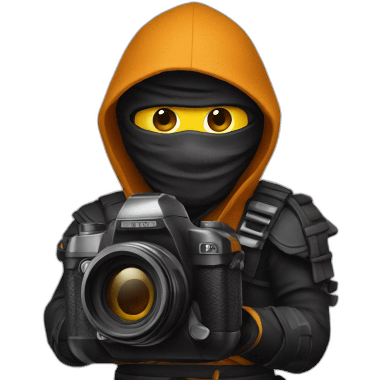 ninja with a camera emoji