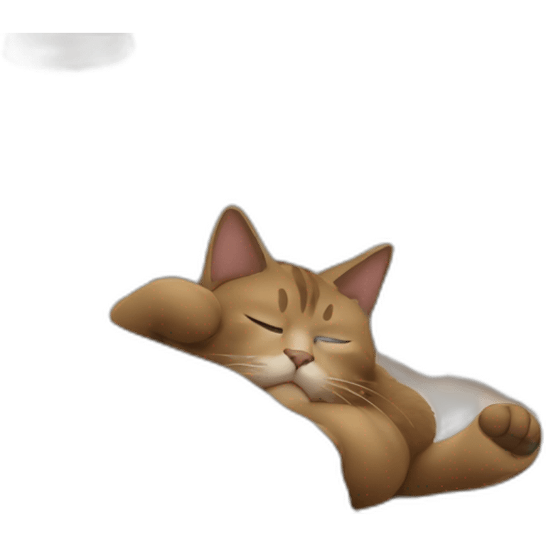 Chat qui dort emoji