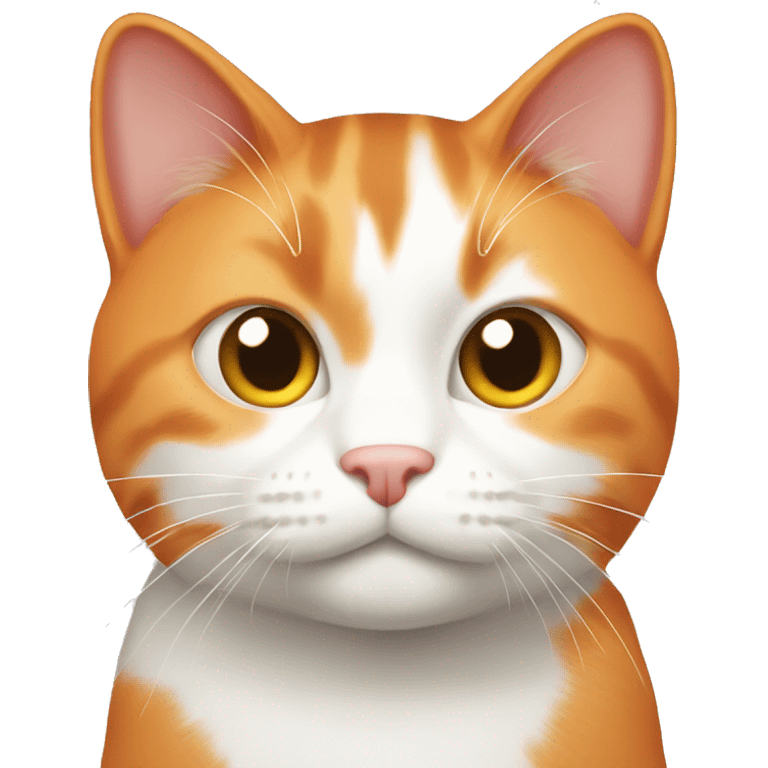 orange and white cat emoji