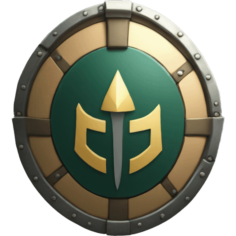 Spartan shield with lambda  emoji