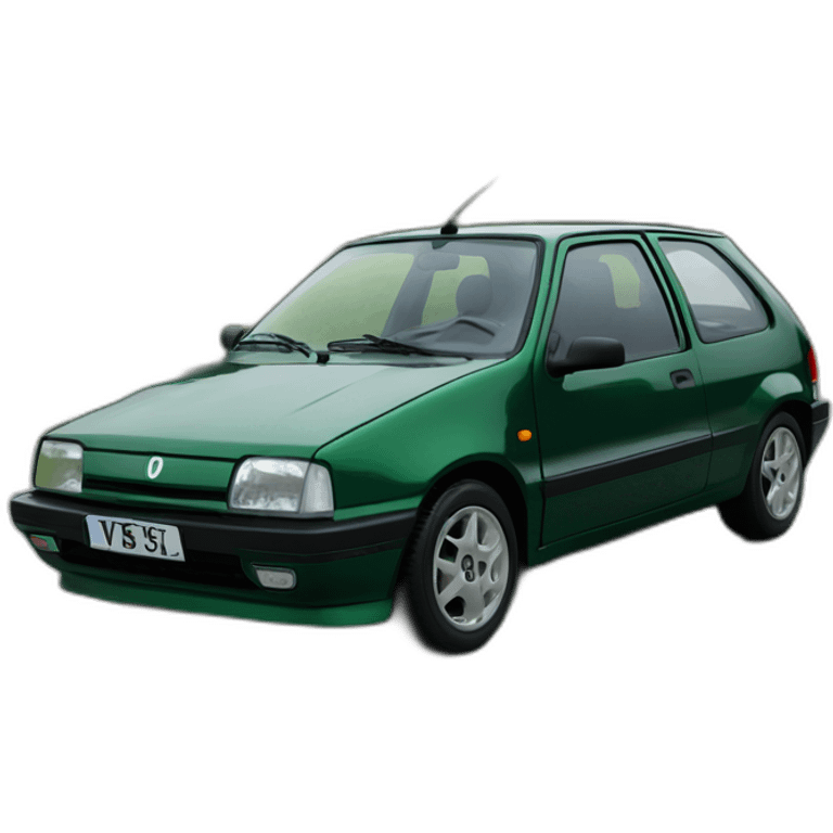 Saxo vts rallye dark green emoji