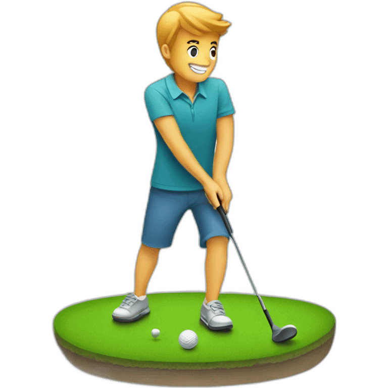 Minigolf emoji