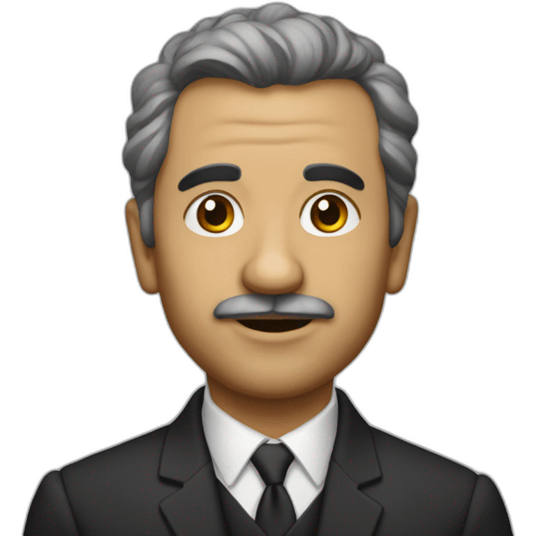 Felipe gonzalez portrait emoji