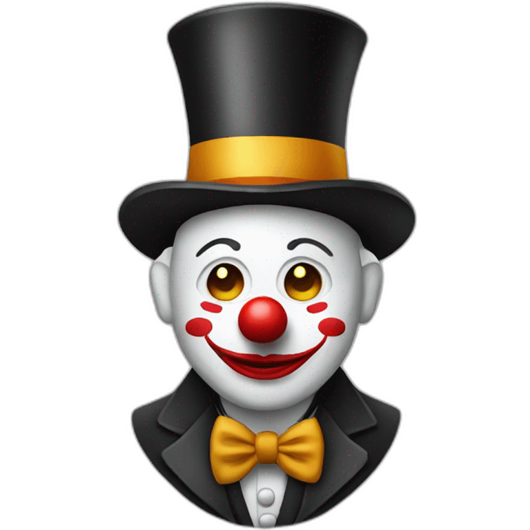 clown in top hat emoji