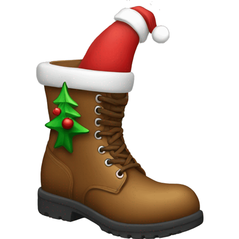 Christmas boots  emoji