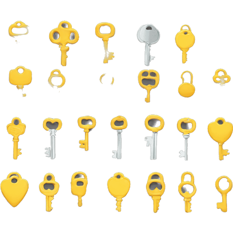 The key is yellow emoji