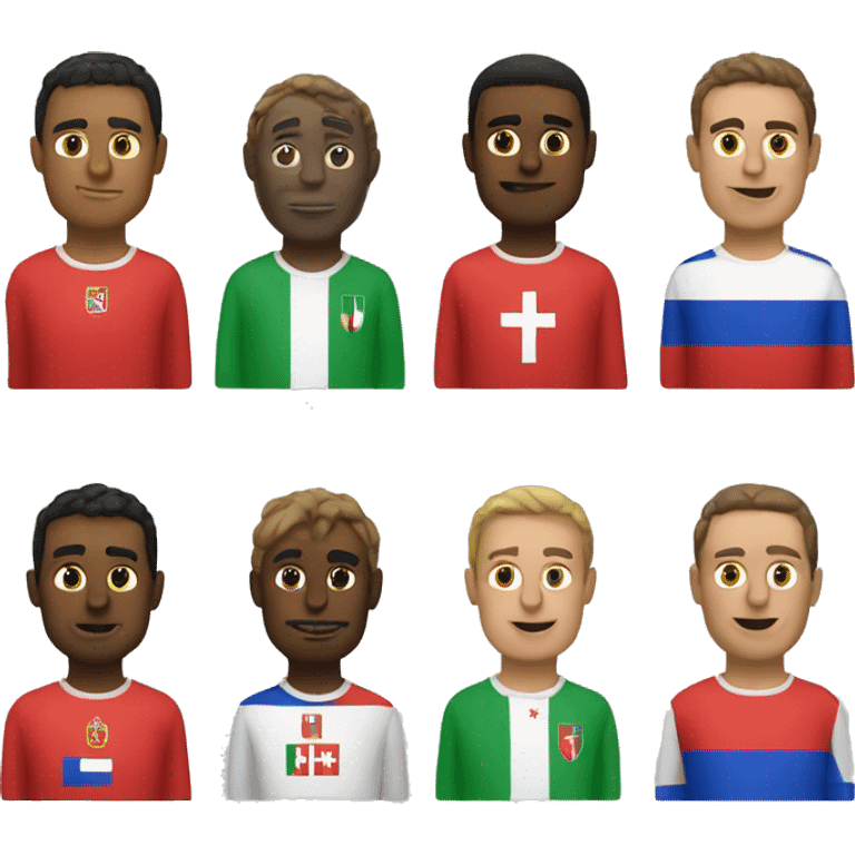 Serbia e italia emoji