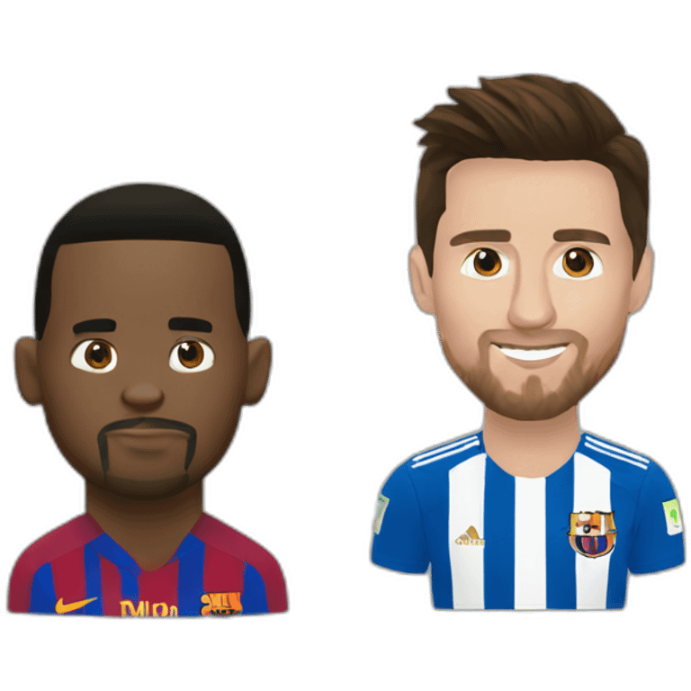 Messi Ronaldo emoji