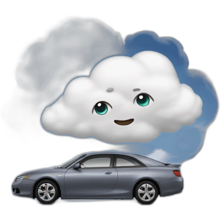 Emoji qui vient rien car il a le nuage dans les yeux emoji