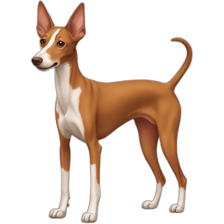 brown podenco dog emoji