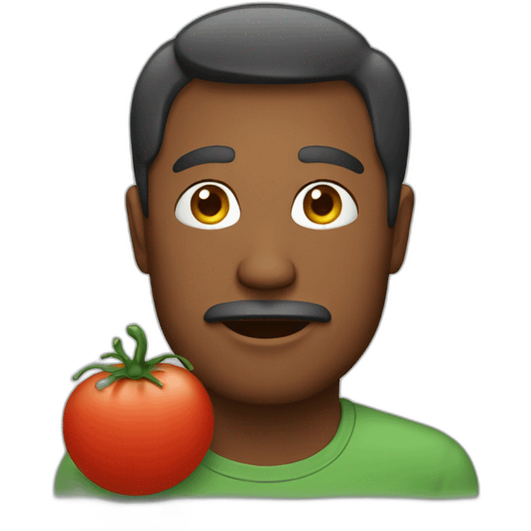 man tomato emoji