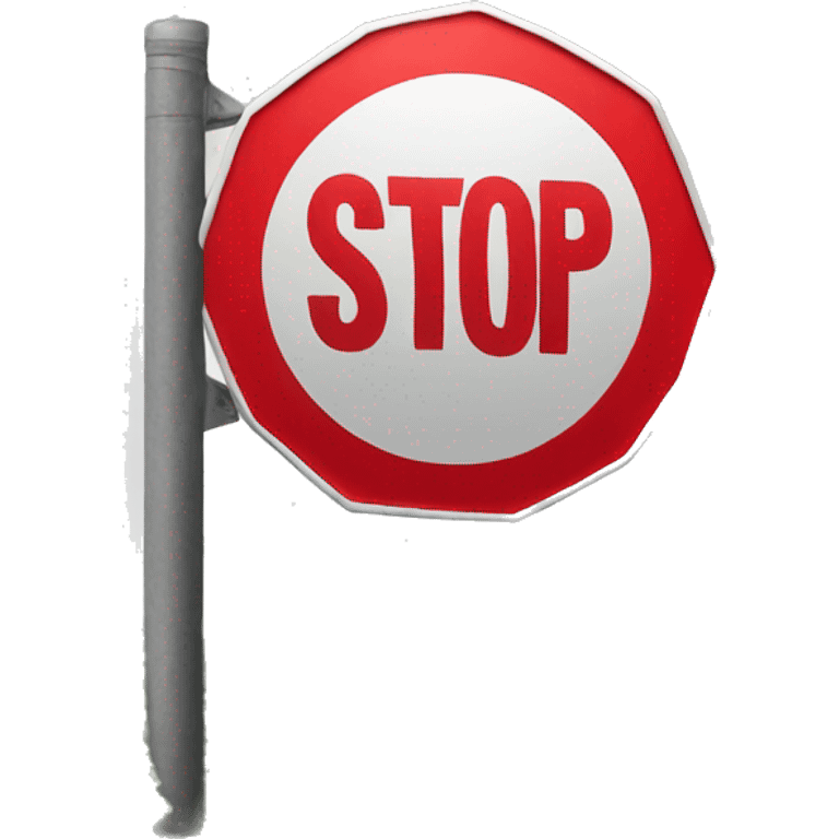 stop sign emoji