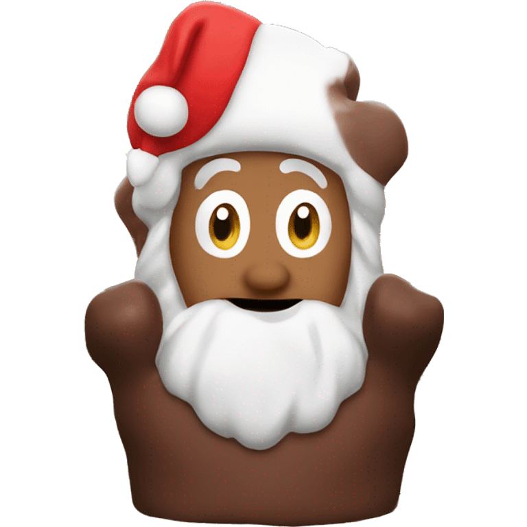 Chocolate kinder santa emoji