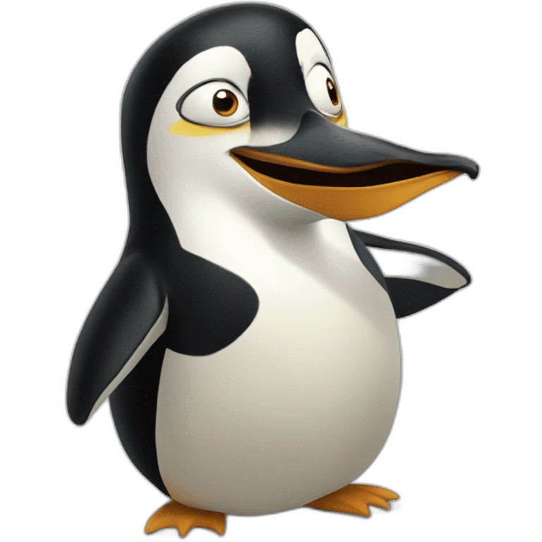 Penguins fotm Madagascar emoji