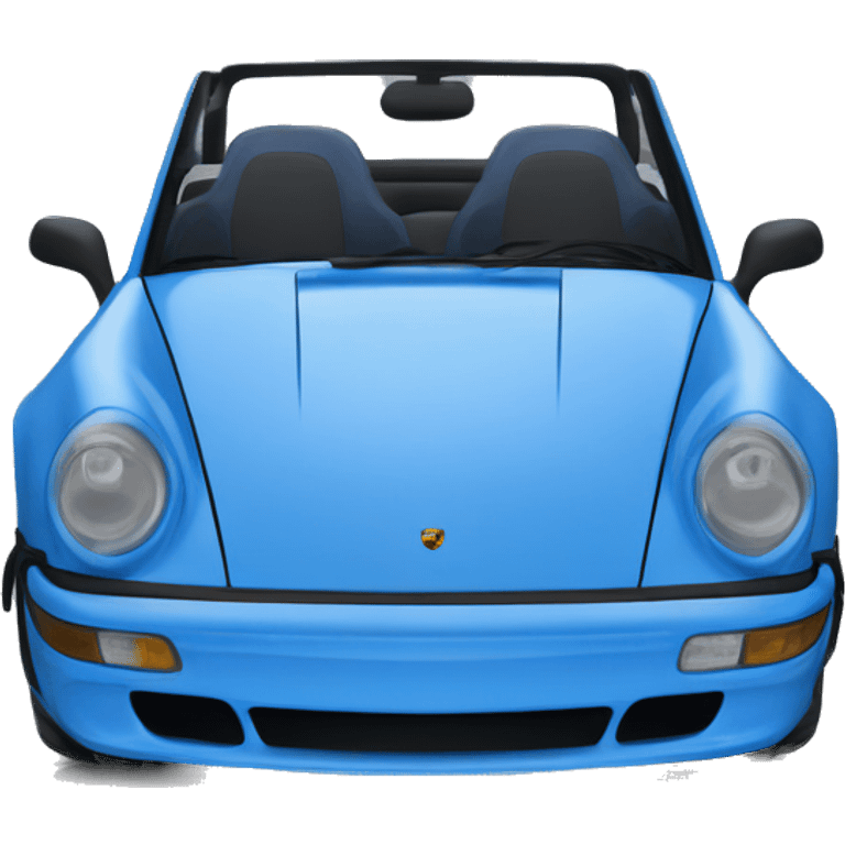 blue porshe sport cart  emoji