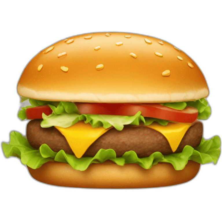 hamburger qui vole emoji