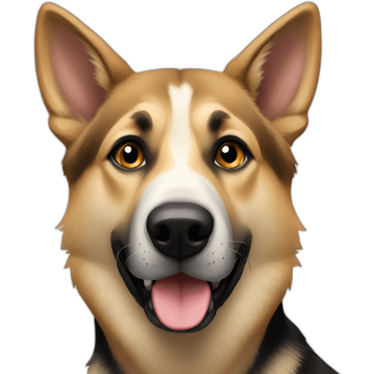 German shepherd husky mix emoji