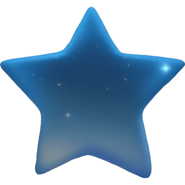 Star in the sky at night with list of blue colours in the sky  emoji