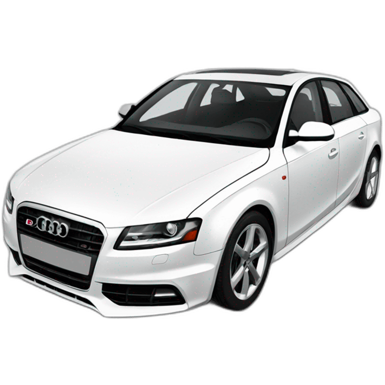 audi a4 white emoji