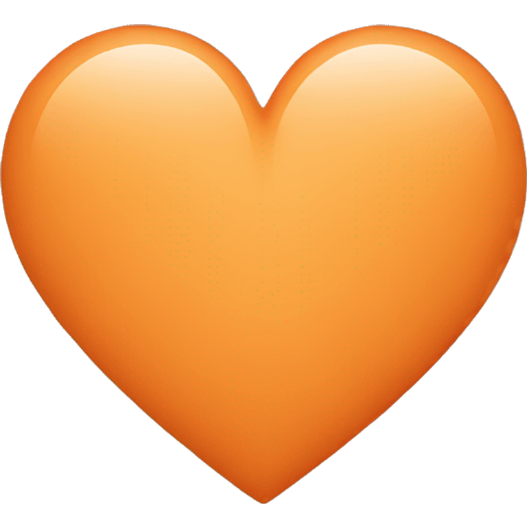 Light orange heart  emoji