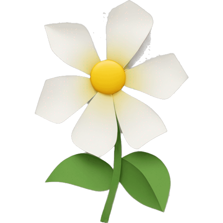 flower folded from sheets of paper emoji