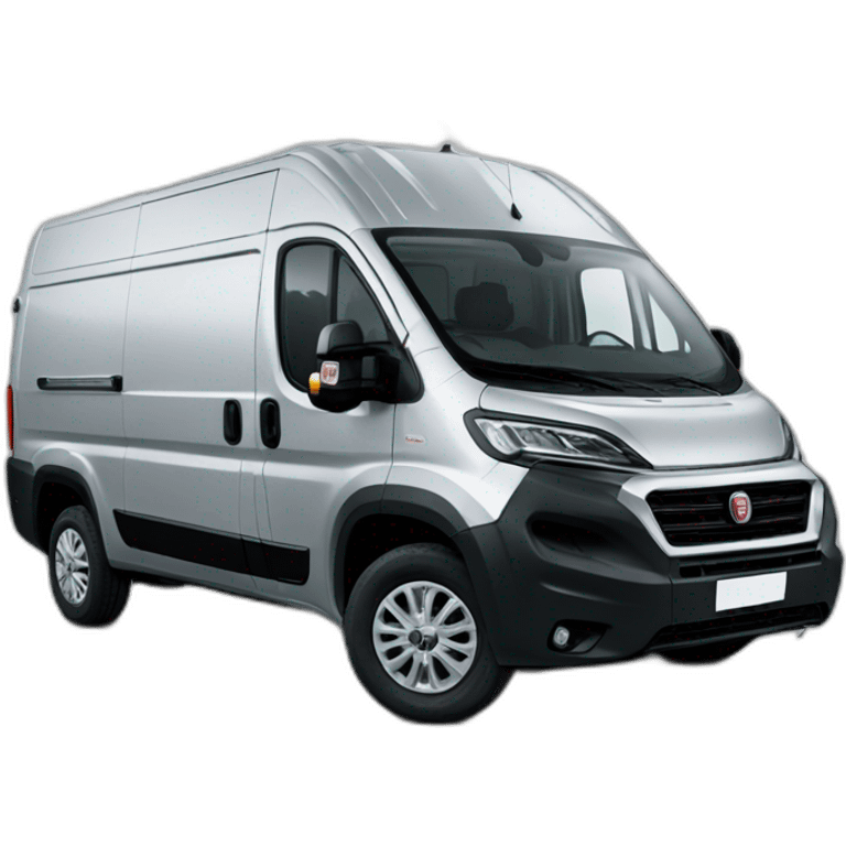 Fiat Ducato silver emoji