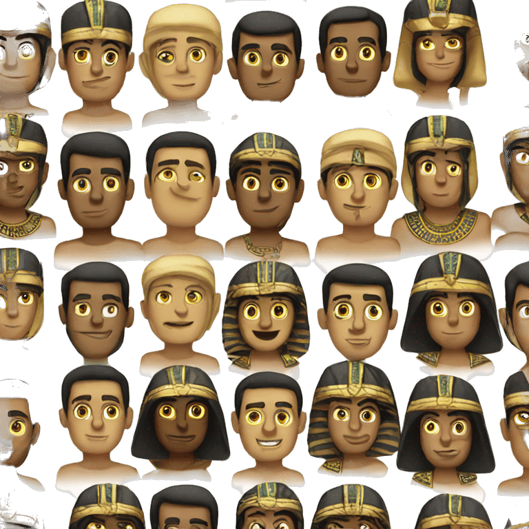 an egyptain guy emoji