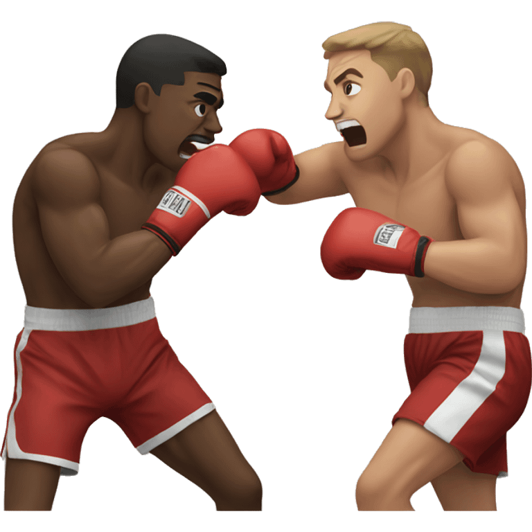 Boxer throwing punches  emoji