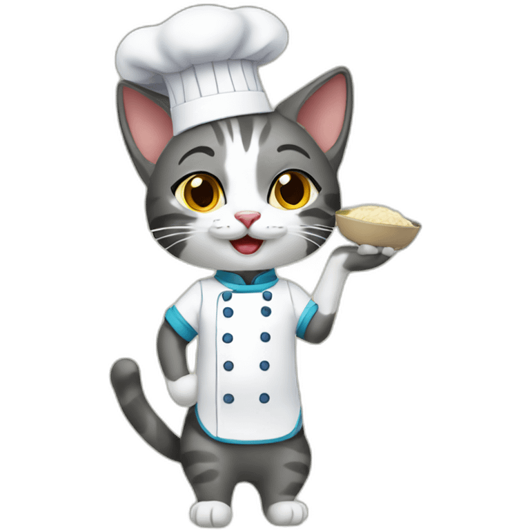 cat cook emoji