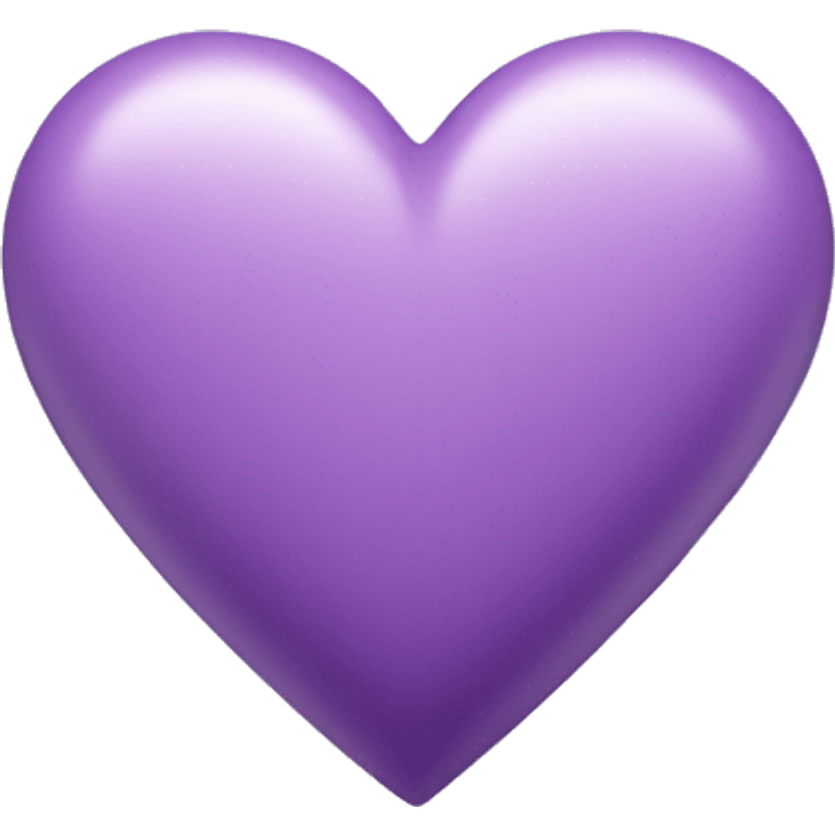 light purple heart  emoji