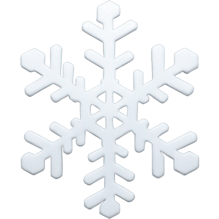 Snowflake with radio emoji