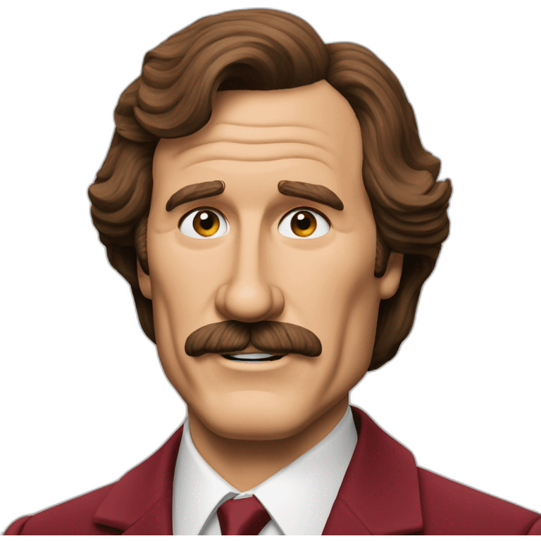 Ron burgundy emoji