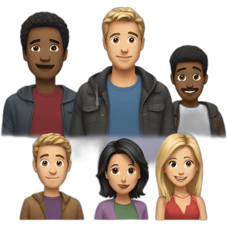 sitcom friends emoji