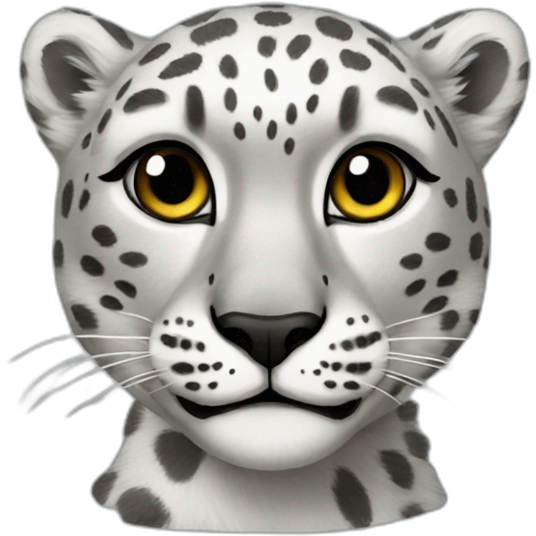 Snow leopard emoji