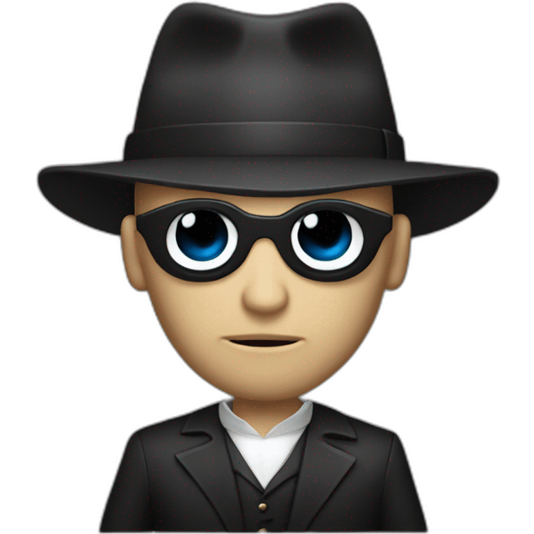 Hitman in costume emoji